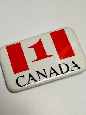 Vintage Canada Flag Brooch Pin| H.A.S. Novelties Ottawa | Retro Souvenir